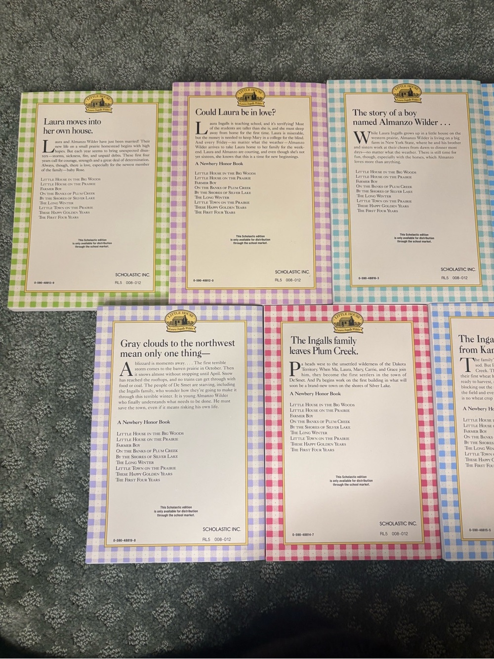 Classic Kids Book Set - Assorted Pastel Covers - Picture 2 of 3
